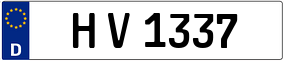 Truck License Plate
